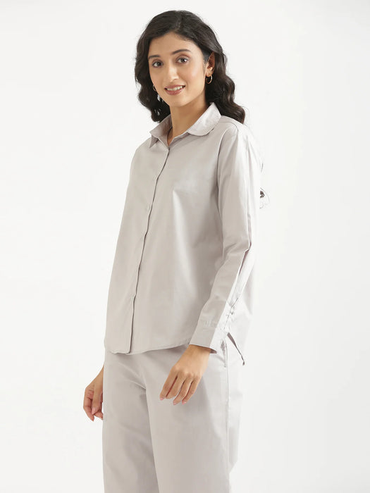 Women Grey Better Cotton Everyday Shirt