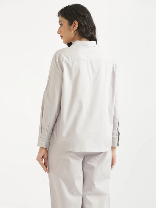 Women Grey Better Cotton Everyday Shirt