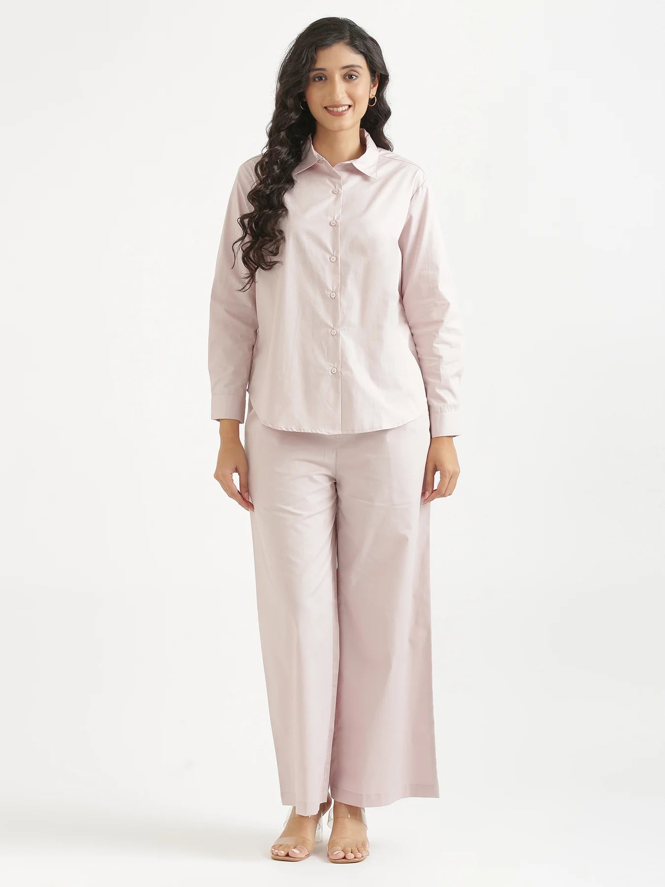 Women Mauve Pink Better Cotton Everyday Shirt
