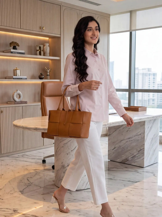 Women Mauve Pink Better Cotton Co-ord Set