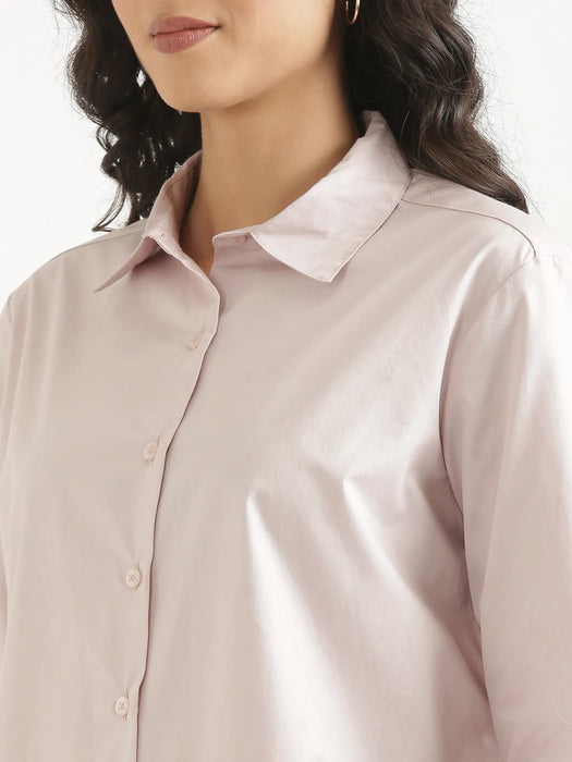 Women Mauve Pink Better Cotton Everyday Shirt