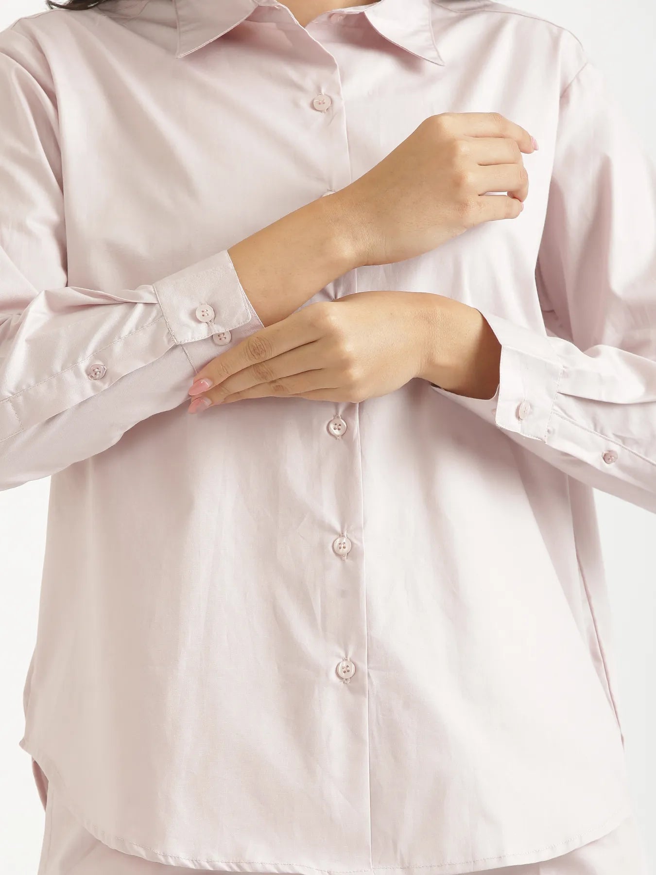 Women Mauve Pink Better Cotton Everyday Shirt