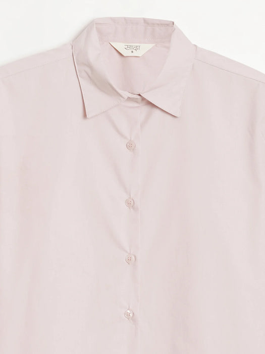 Women Mauve Pink Better Cotton Everyday Shirt