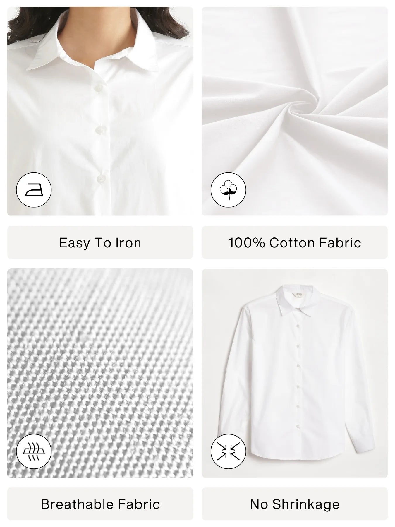 Women White Better Cotton Everyday Shirt
