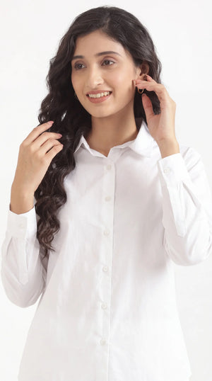 Women White Better Cotton Everyday Shirt