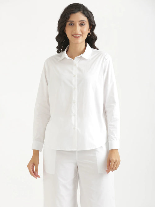 Women White Better Cotton Everyday Shirt