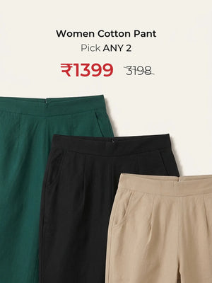 Pick Any 2 banner - Pick Any 2 Women Cotton Pant