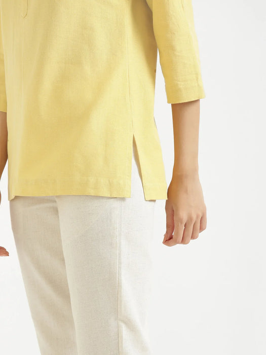 Pick Any 3 Women Airy Linen Short Kurtas