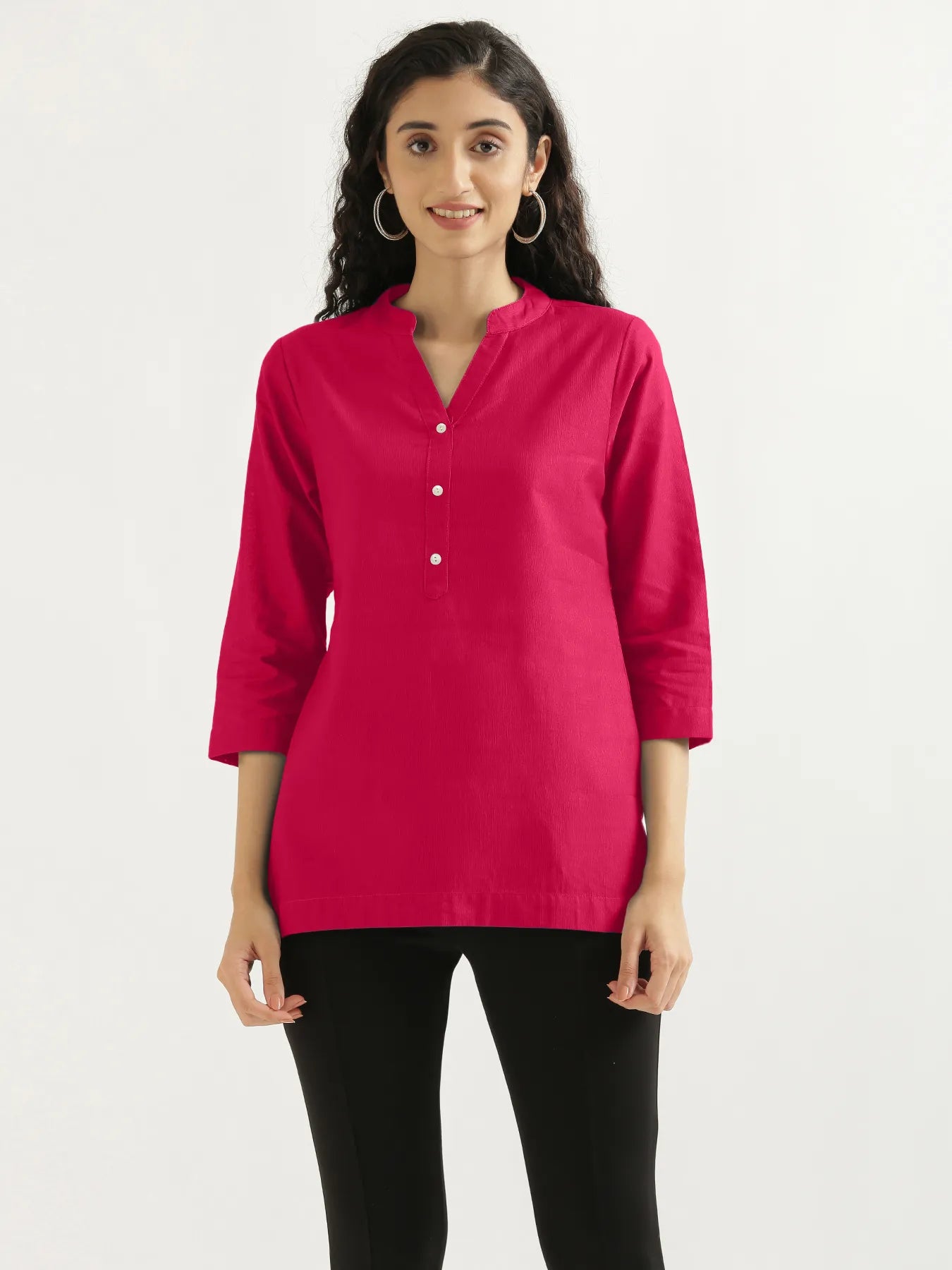Pick Any 4 Women Airy Linen Short Kurta