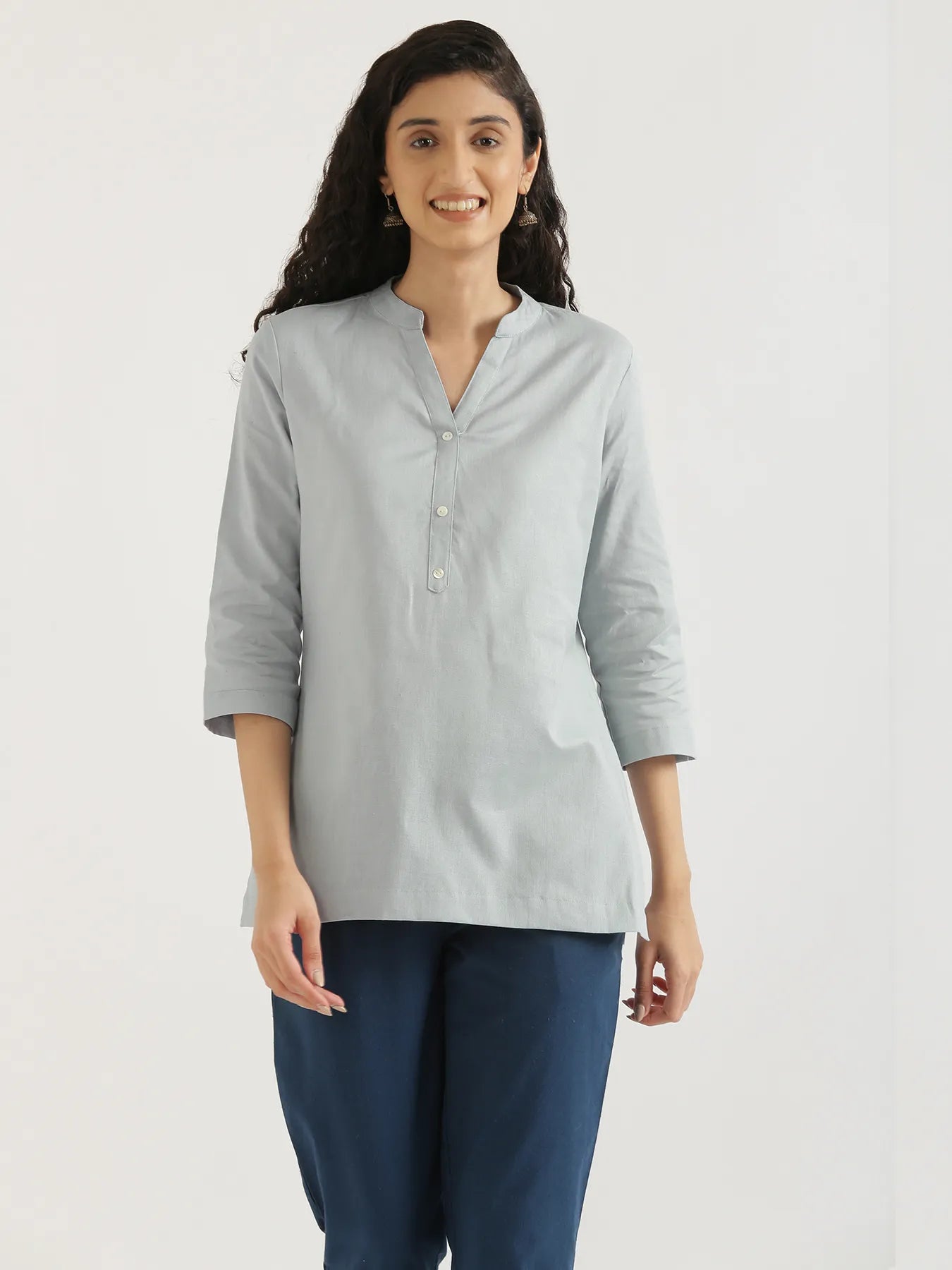 Pick Any 4 Women Airy Linen Short Kurta