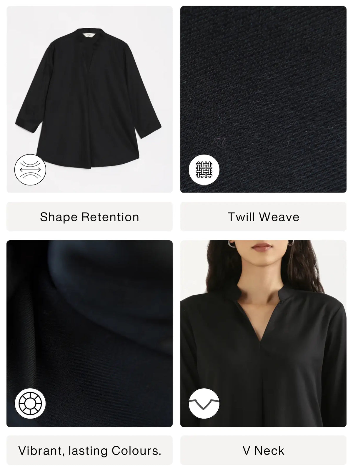 Pick Any 3 Women Viscose Pleated Top