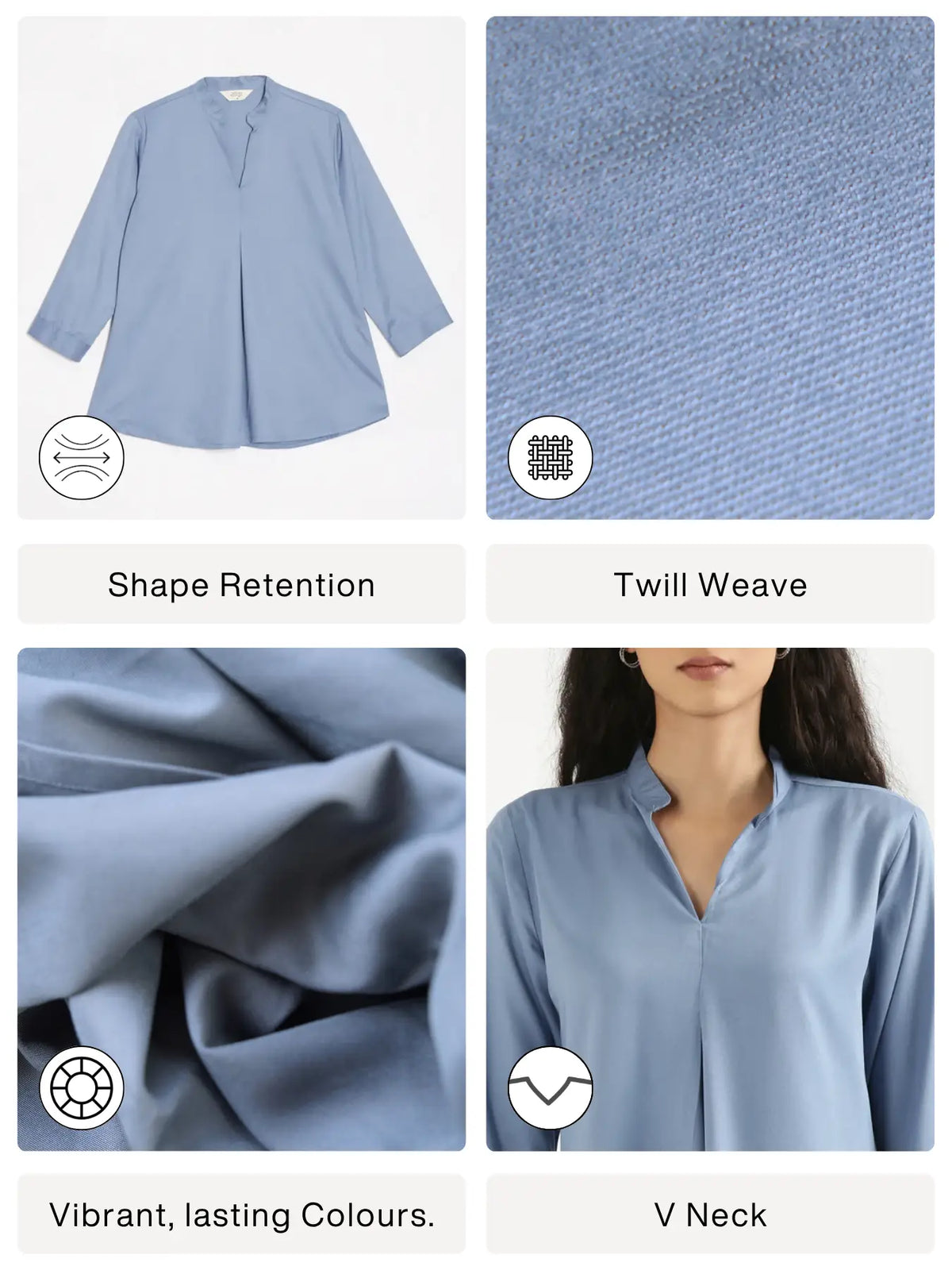 Pick Any 3 Women Viscose Pleated Top