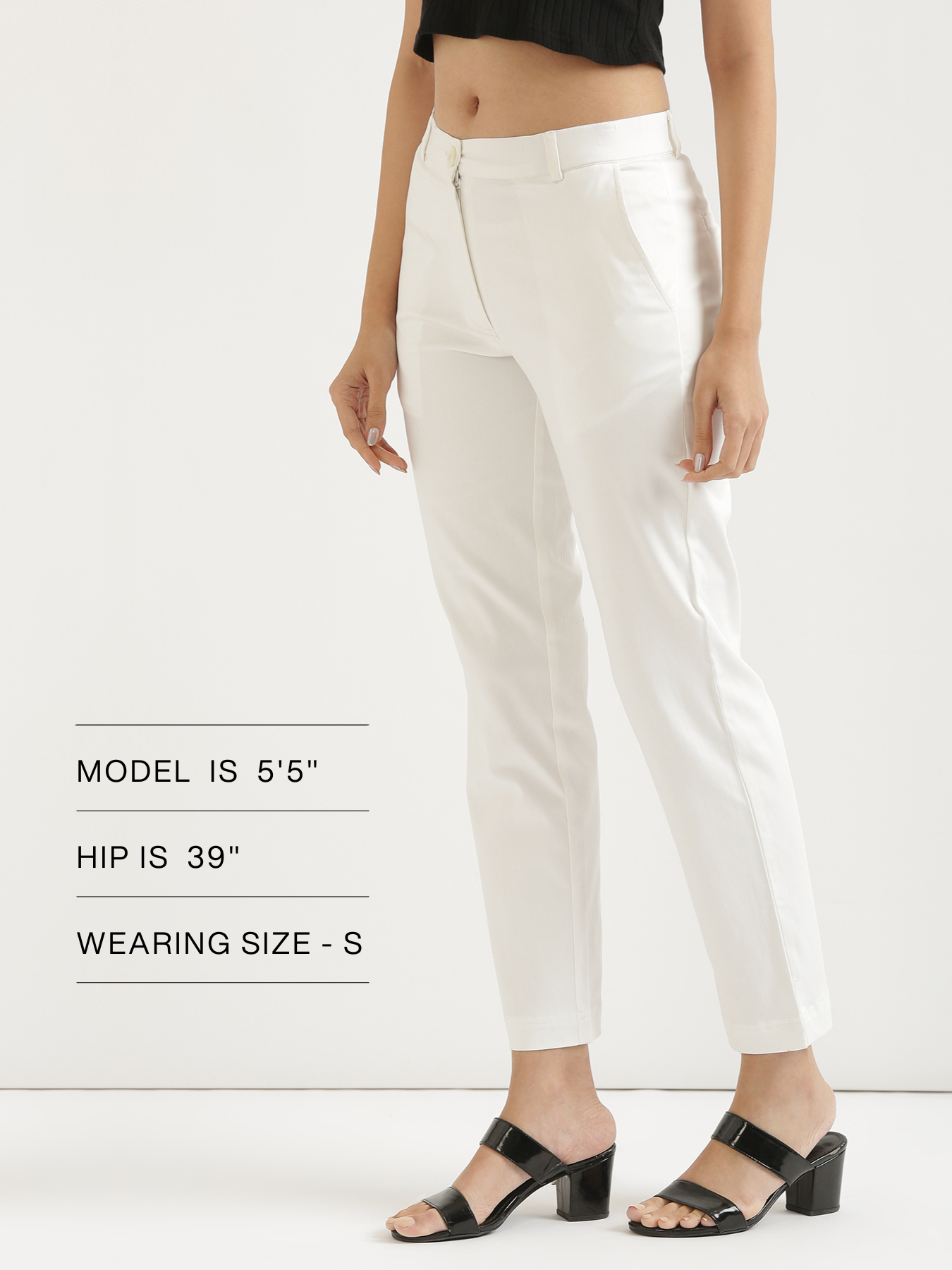 White Formal Pant