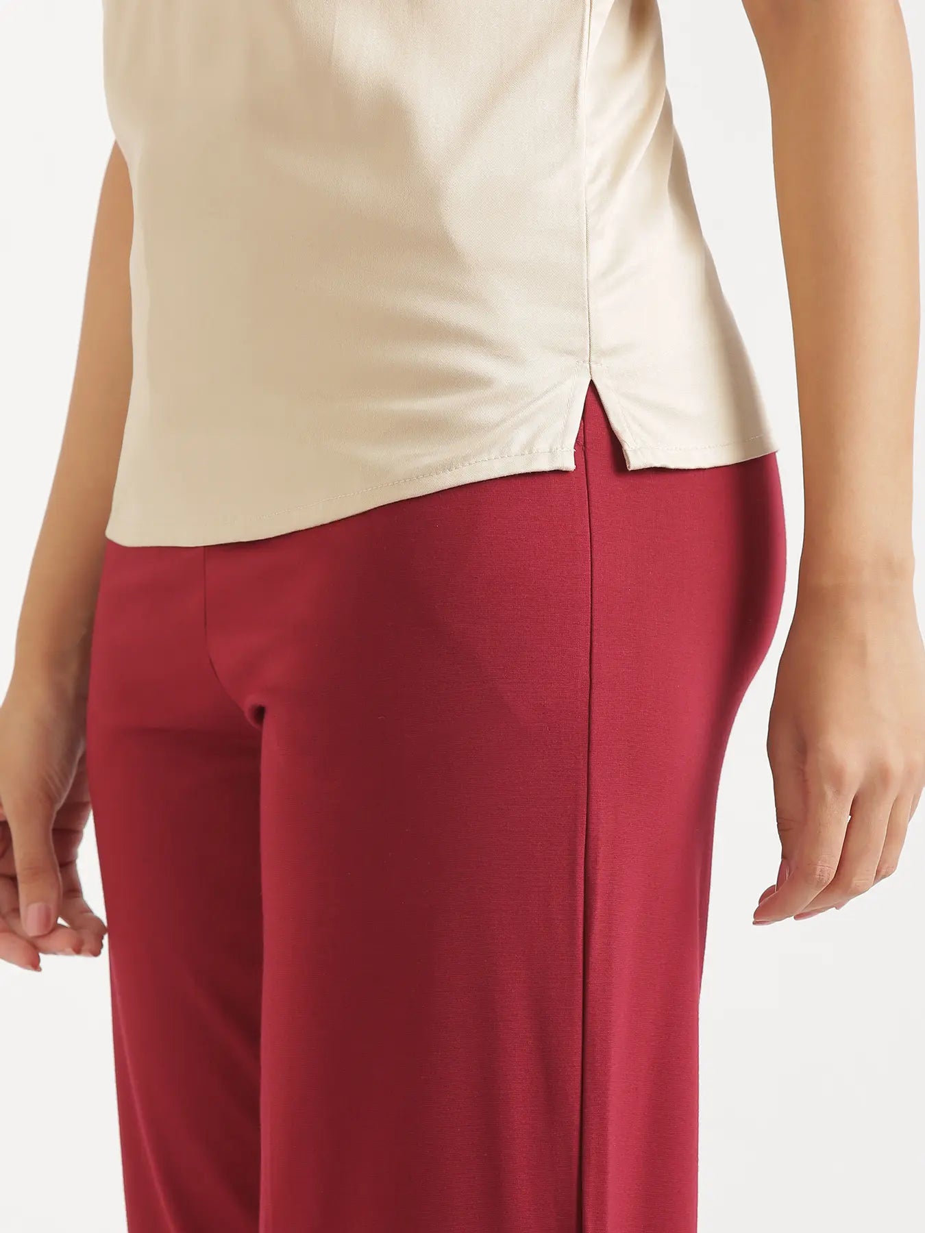 Women Beige Flowy Camisole Top