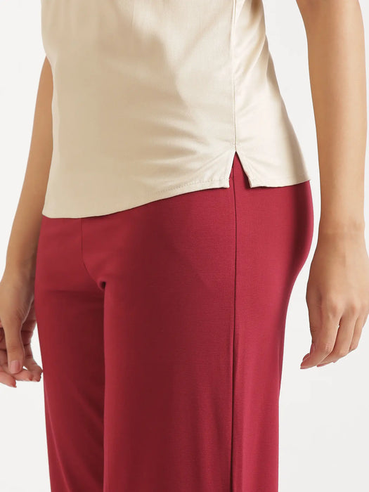 Women Beige Flowy Camisole Top