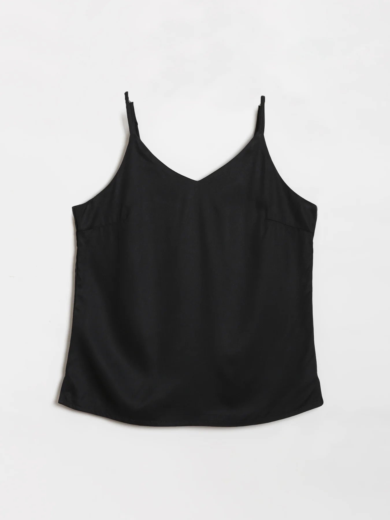 Women Black Flowy Camisole Top