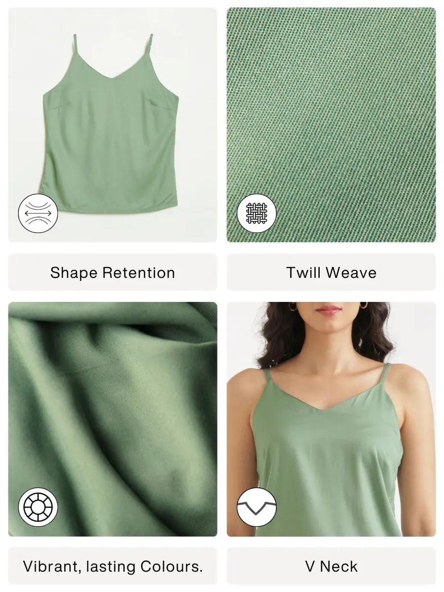 Women Jade Flowy Camisole Top