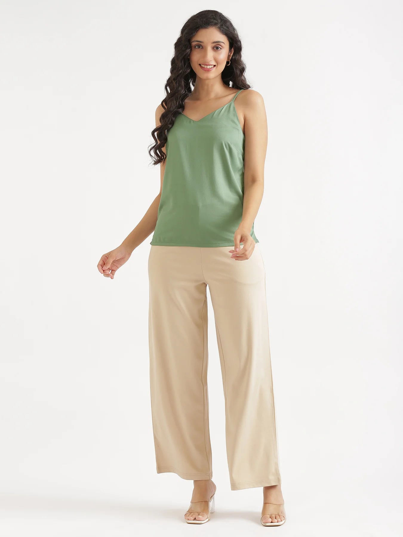 Women Jade Flowy Camisole Top