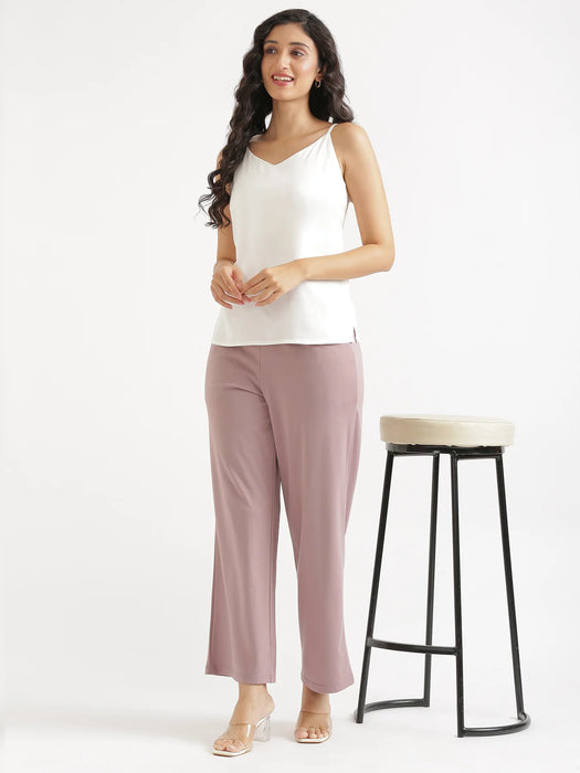 Women White Flowy Camisole Top