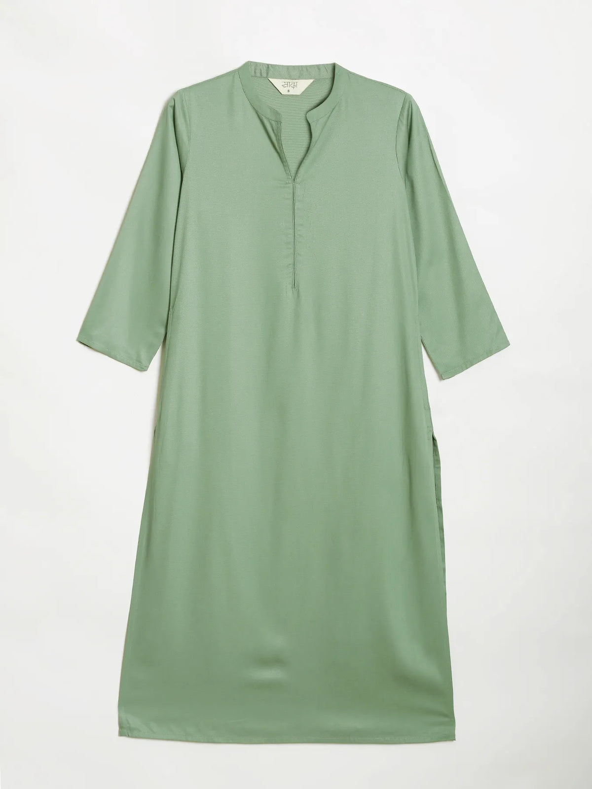 Women Jade Flowy Straight Long Kurta