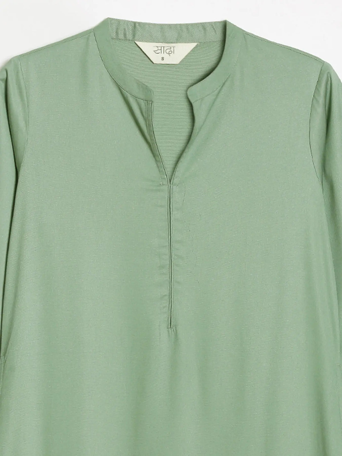 Women Jade Flowy Straight Long Kurta