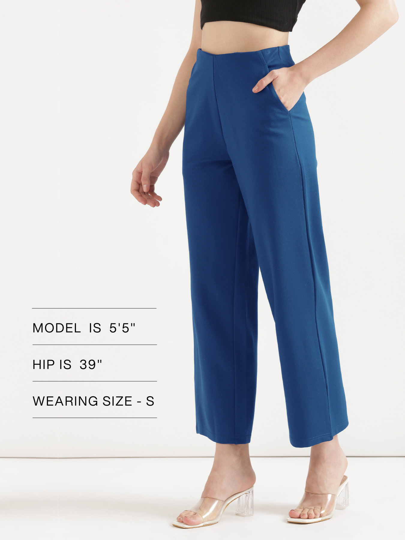 Royal Blue Wide Leg Pants