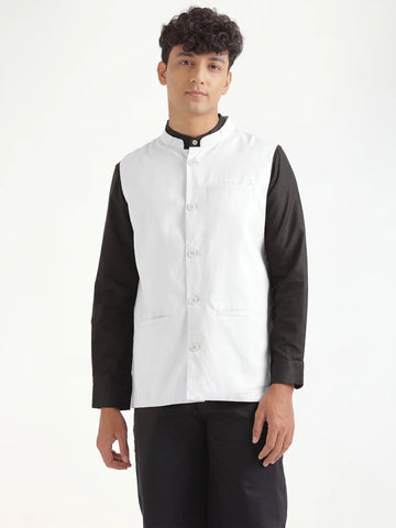 Airy Linen Nehru Jacket