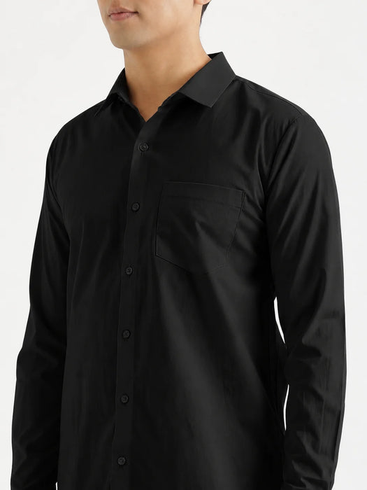 Men Black Better Cotton Everyday Shirt