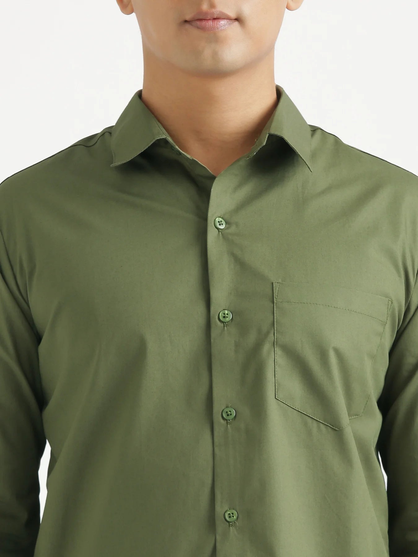 Men Forest Green Better Cotton Everyday Shirt