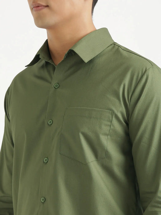 Men Forest Green Better Cotton Everyday Shirt
