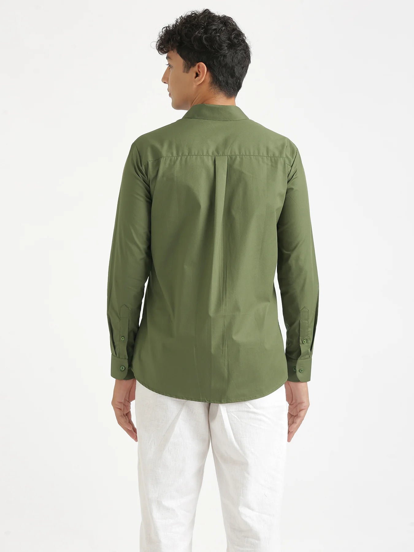 Men Forest Green Better Cotton Everyday Shirt