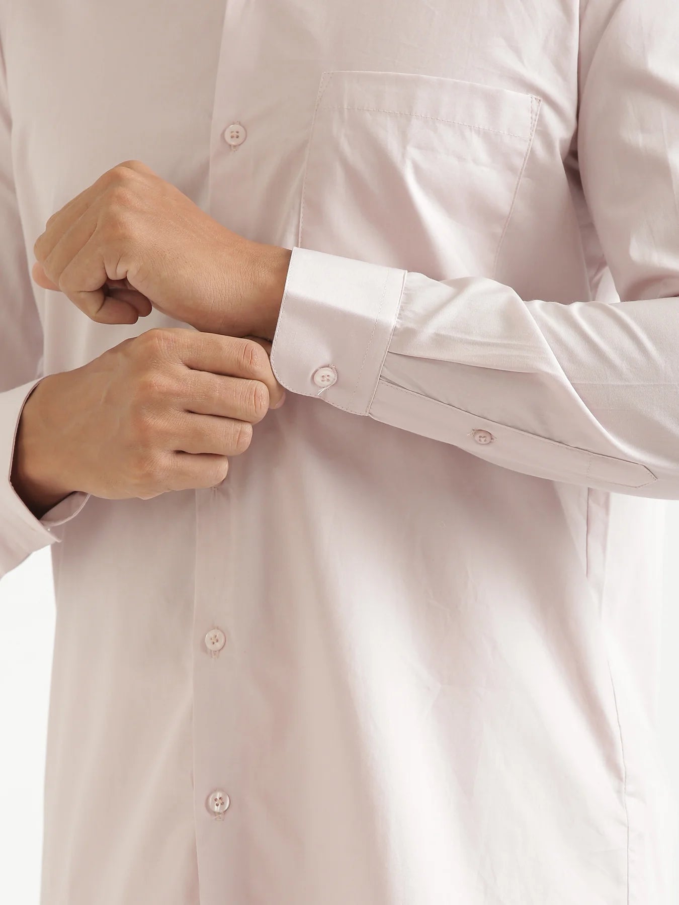Men Mauve Pink Better Cotton Everyday Shirt