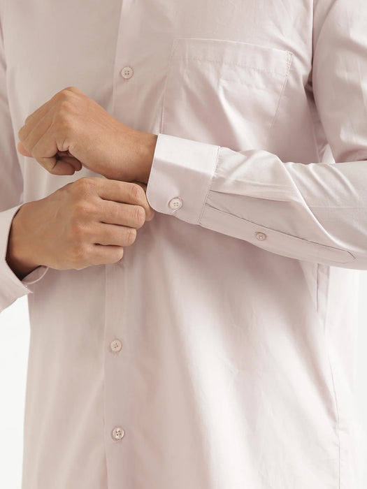 Men Mauve Pink Better Cotton Everyday Shirt