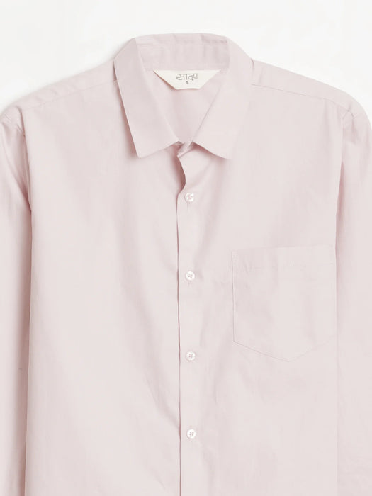 Men Mauve Pink Better Cotton Everyday Shirt