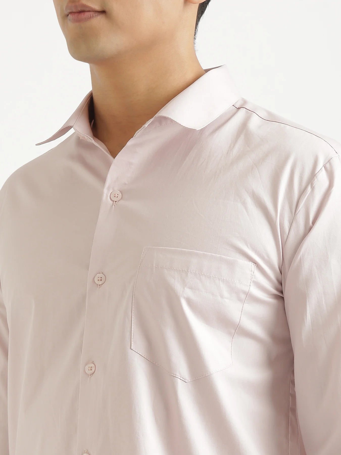 Men Mauve Pink Better Cotton Everyday Shirt