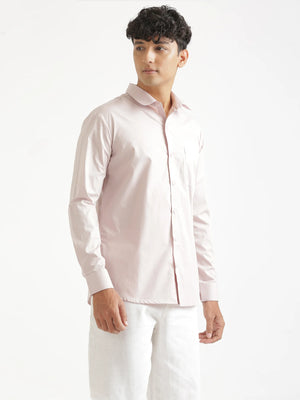 Men Mauve Pink Better Cotton Everyday Shirt