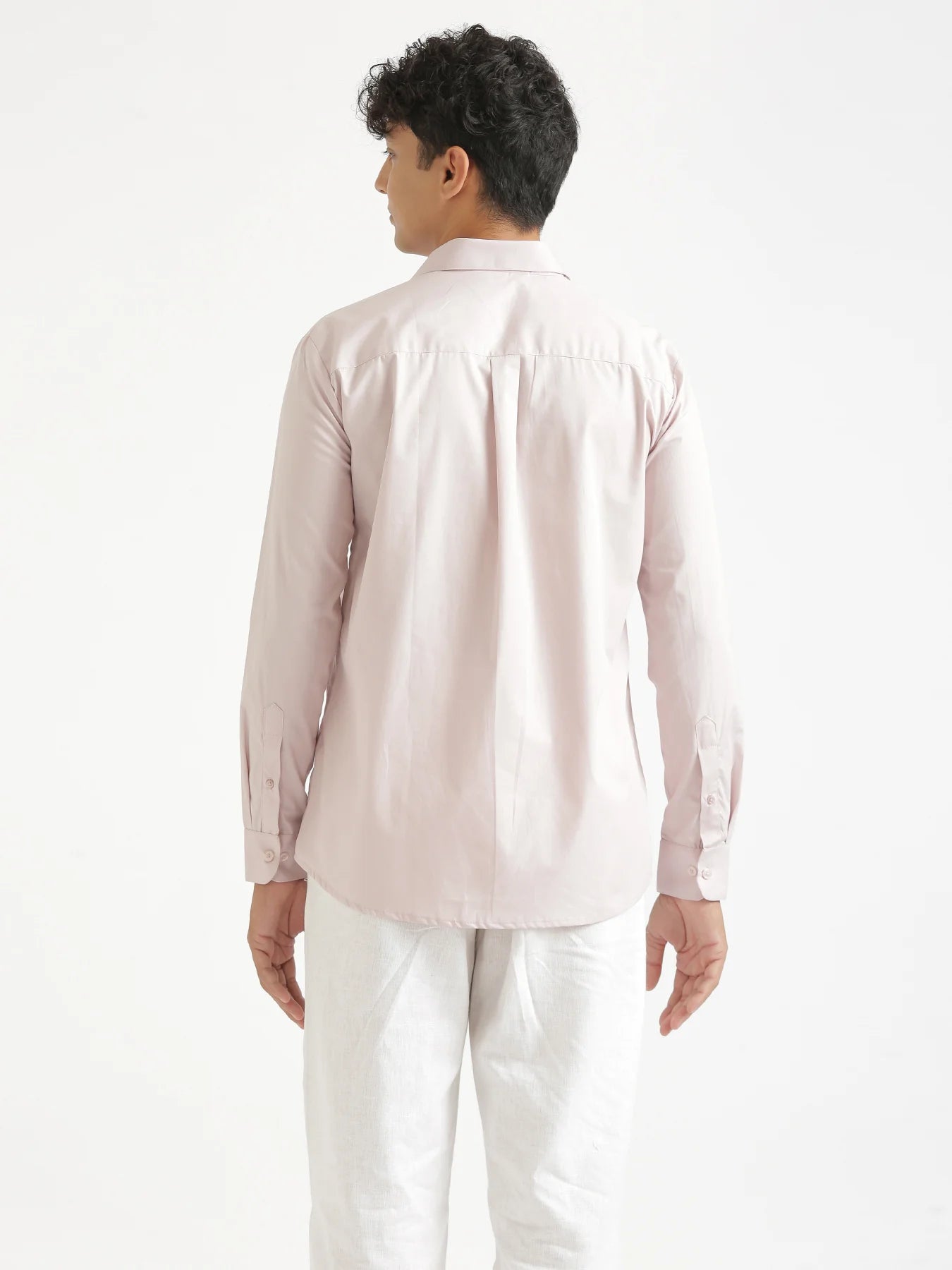 Men Mauve Pink Better Cotton Everyday Shirt