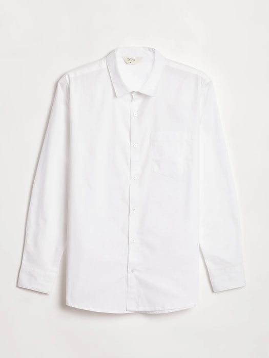 Men White Better Cotton Everyday Shirt