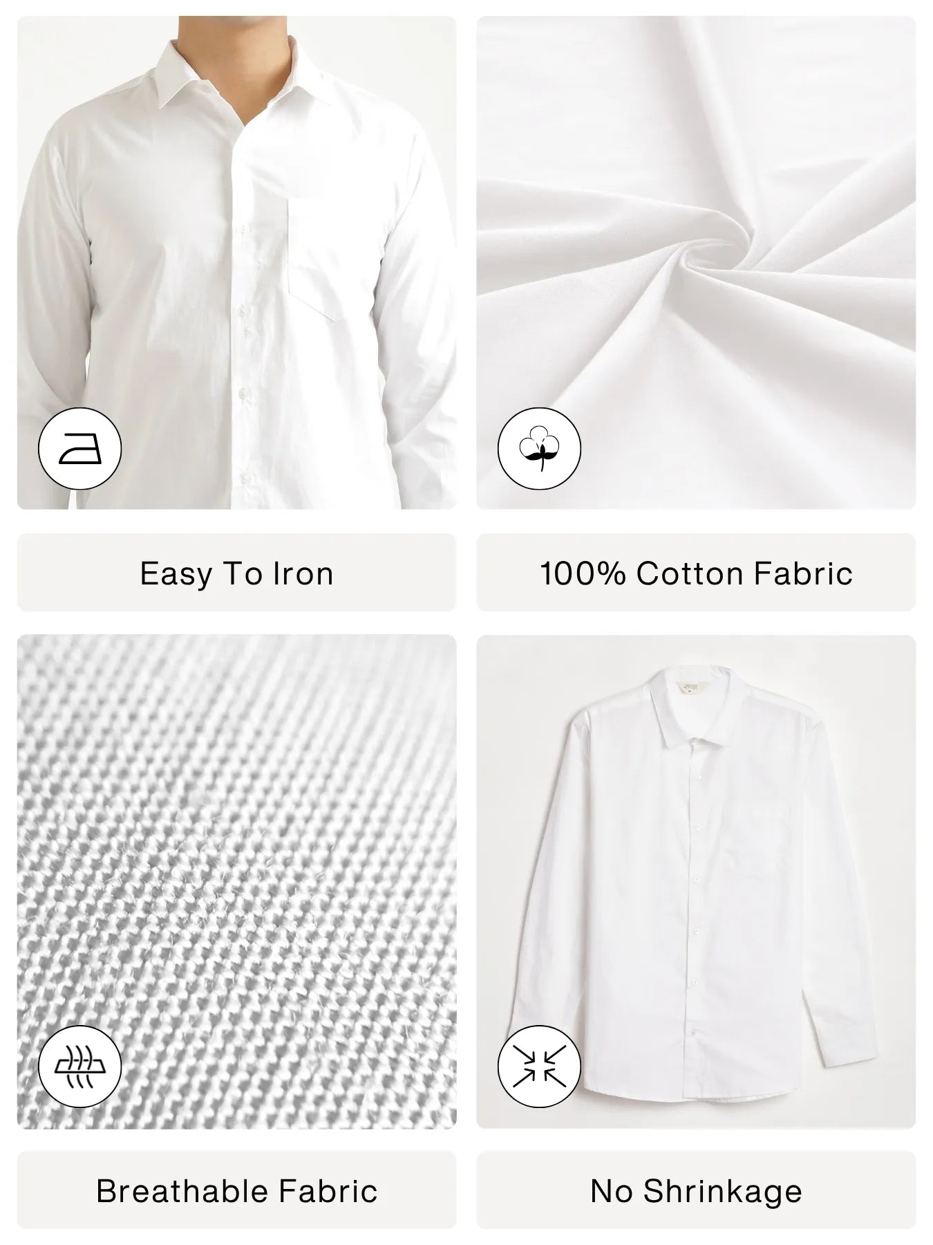 Men White Better Cotton Everyday Shirt