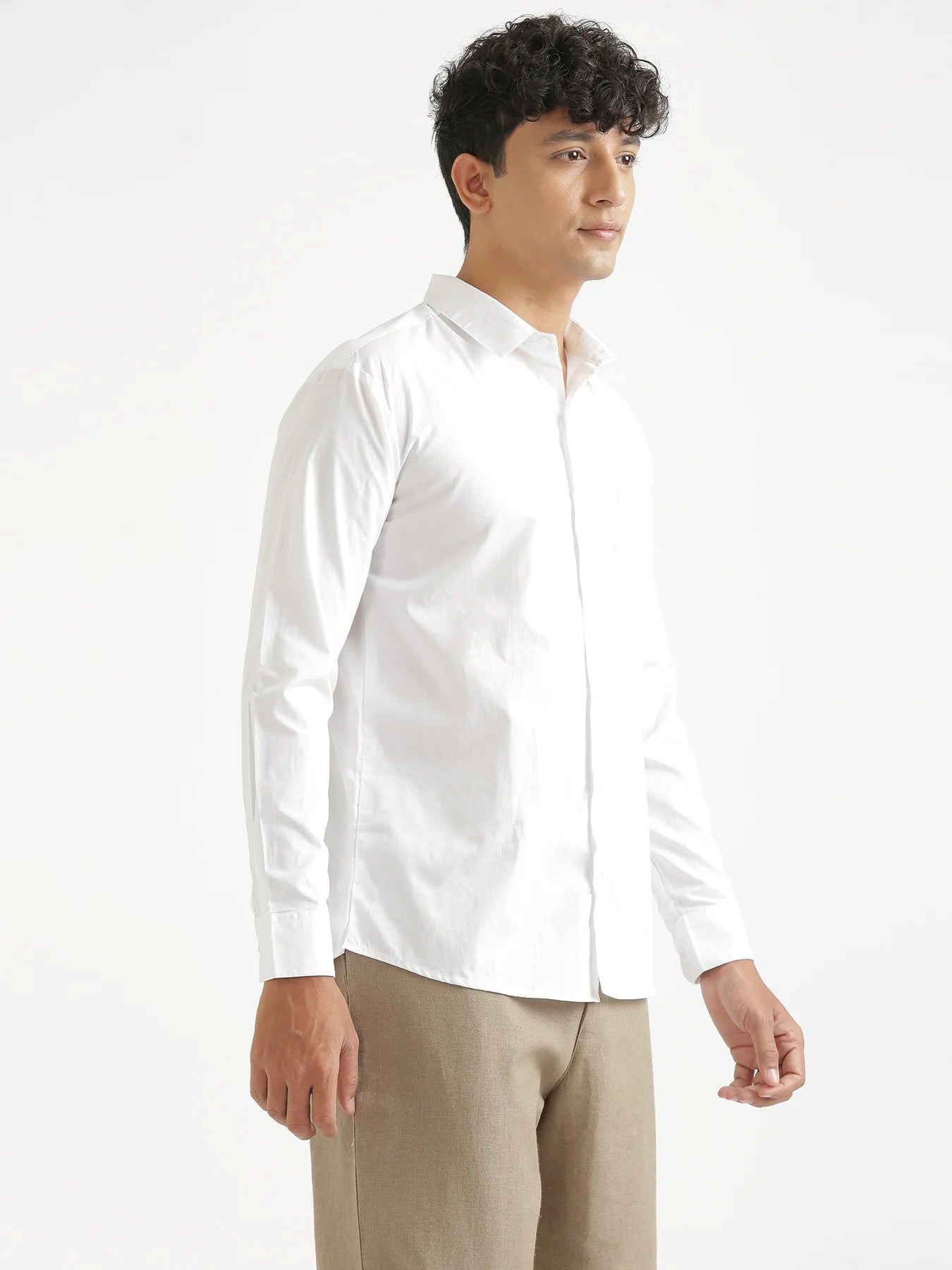 Men White Better Cotton Everyday Shirt