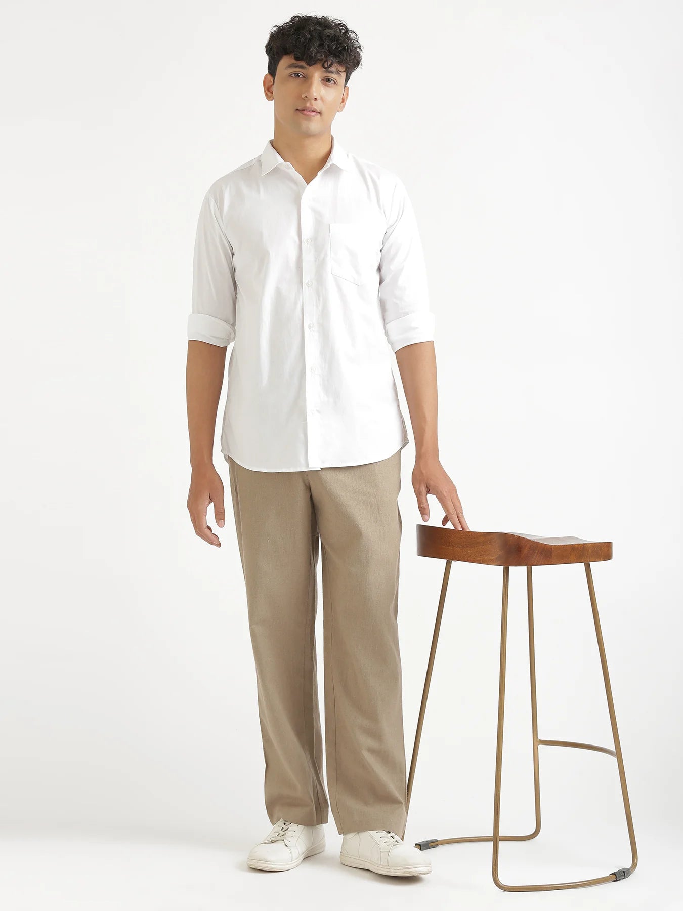 Men White Better Cotton Everyday Shirt