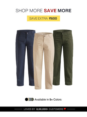 Pick Any 3 Men 5 Pocket Classic Pant