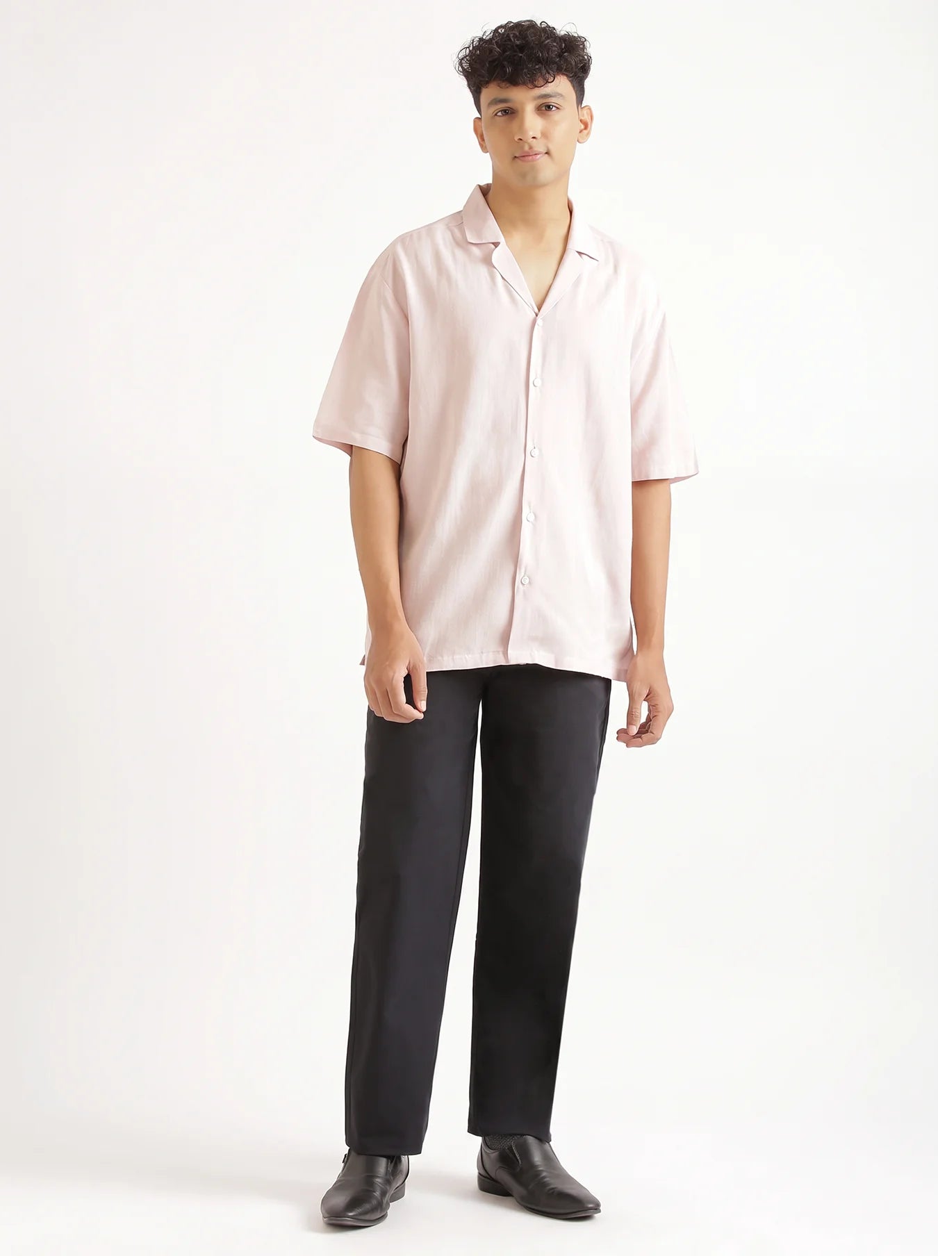Men Black 5 Pocket Classic Pant
