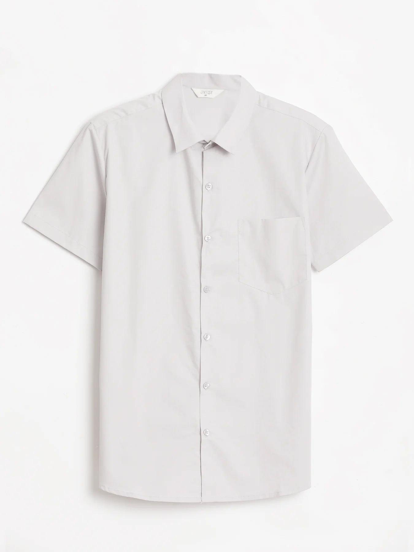 Men Grey Better Cotton Half Sleeve Shirt