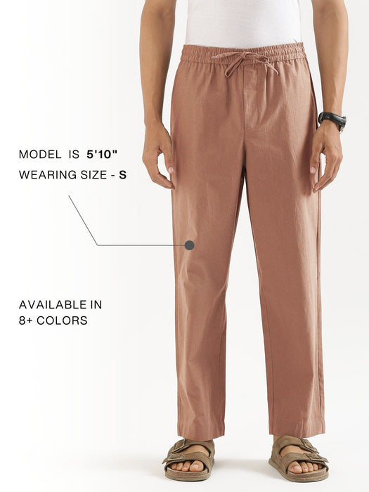 Men Mocha Mouse Cotton Pant
