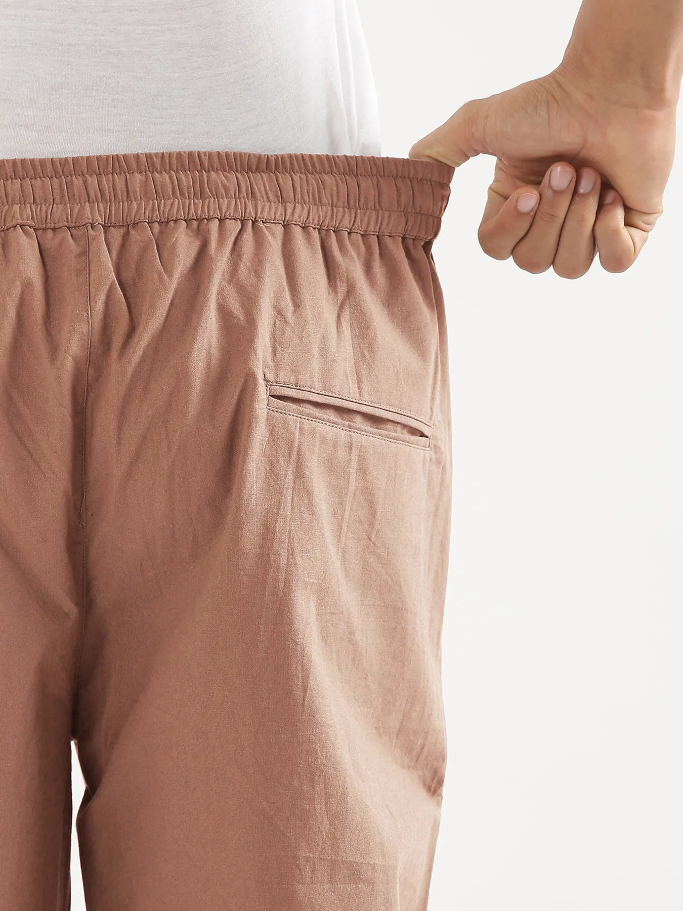 Men Mocha Mouse Cotton Pant