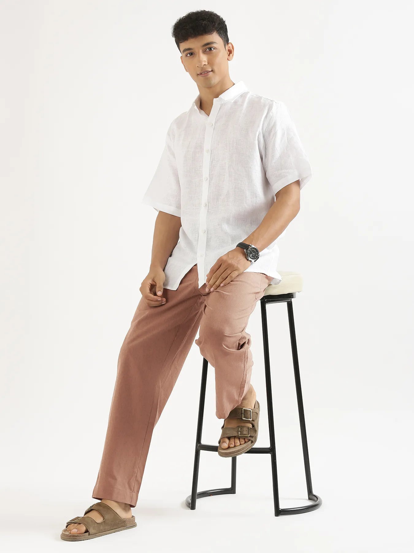 Men Mocha Mouse Cotton Pant