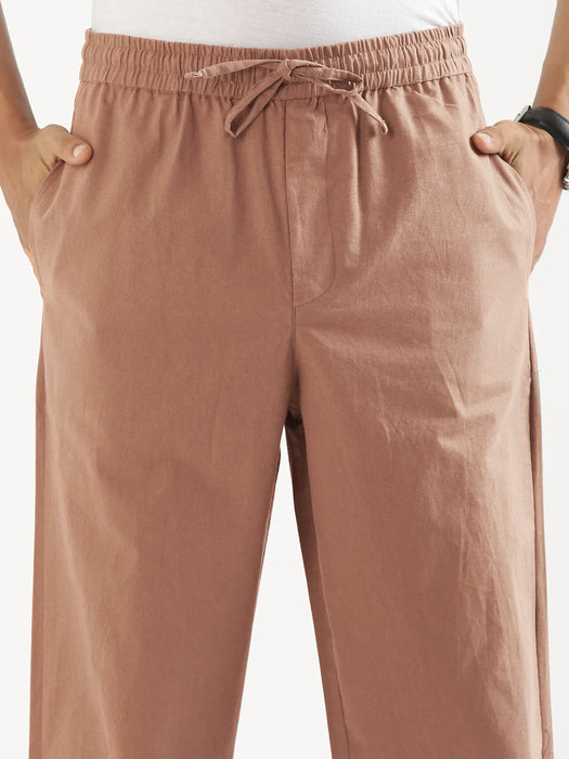 Men Mocha Mouse Cotton Pant