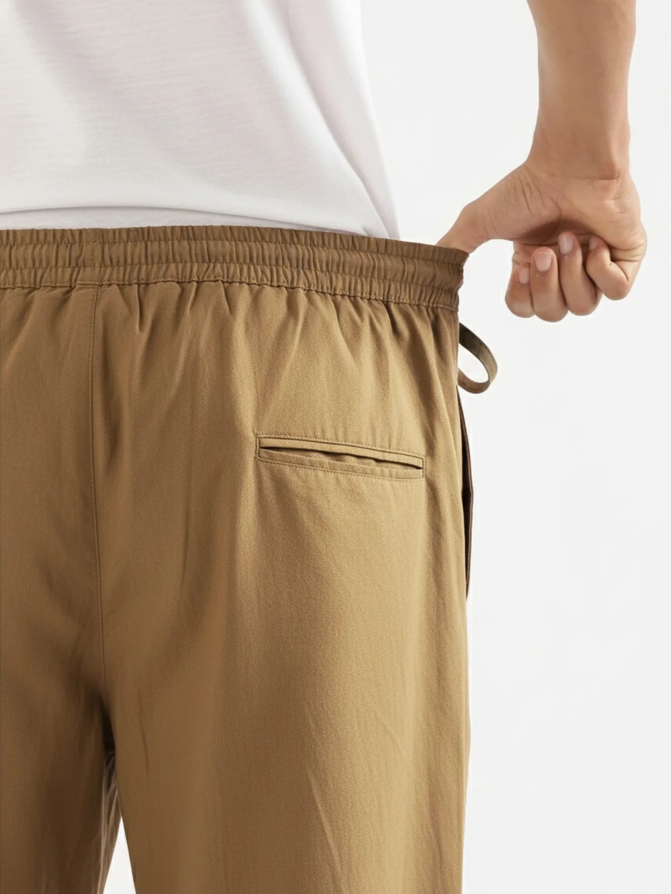 Men Coffee Brown Cotton Pant