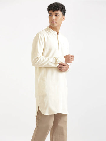Flowy Linen Long Kurta